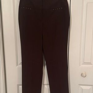 Cato Chocolate Brown Straight Leg Pants